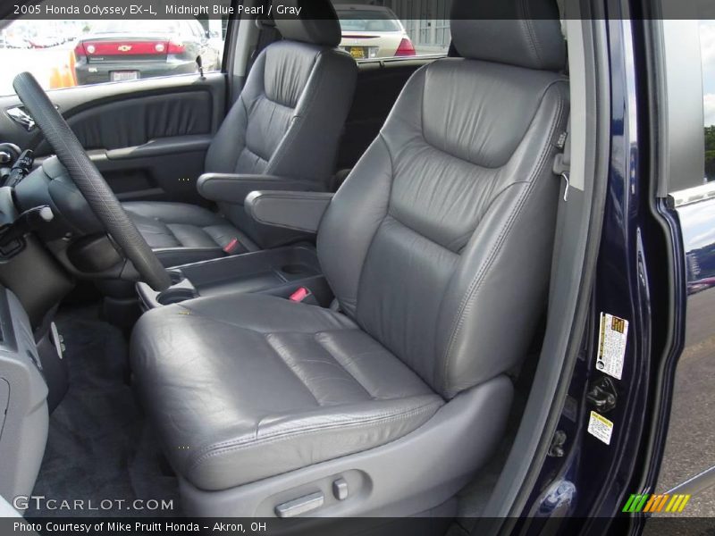 Midnight Blue Pearl / Gray 2005 Honda Odyssey EX-L