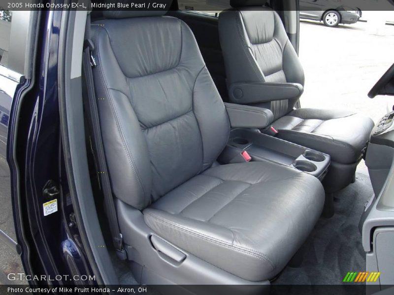 Midnight Blue Pearl / Gray 2005 Honda Odyssey EX-L
