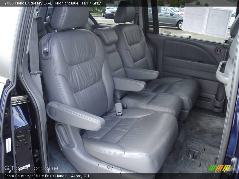 Midnight Blue Pearl / Gray 2005 Honda Odyssey EX-L