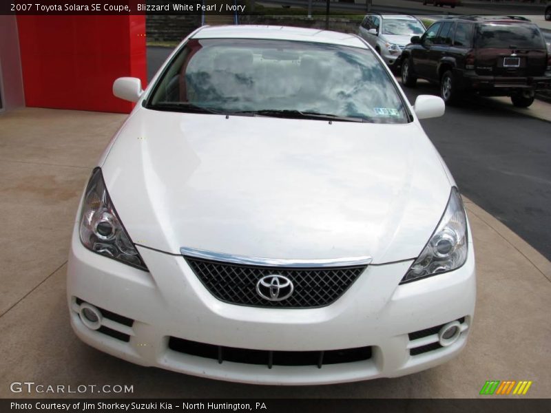 Blizzard White Pearl / Ivory 2007 Toyota Solara SE Coupe