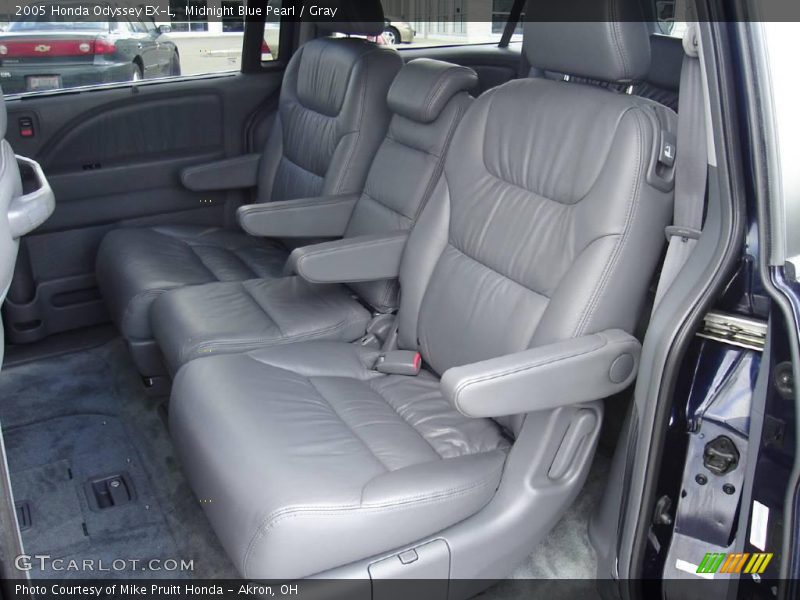 Midnight Blue Pearl / Gray 2005 Honda Odyssey EX-L