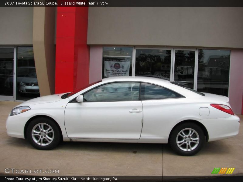 Blizzard White Pearl / Ivory 2007 Toyota Solara SE Coupe