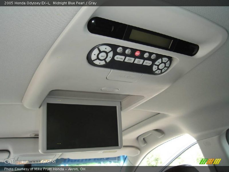 Midnight Blue Pearl / Gray 2005 Honda Odyssey EX-L