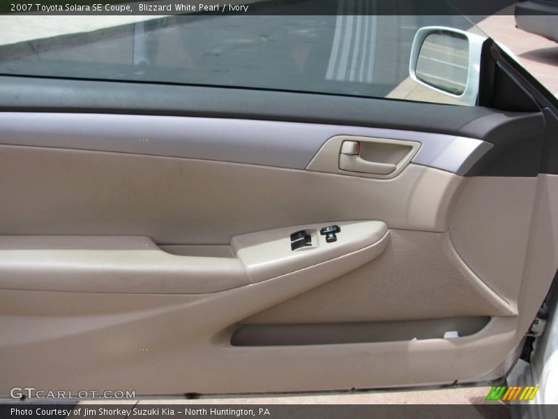 Blizzard White Pearl / Ivory 2007 Toyota Solara SE Coupe