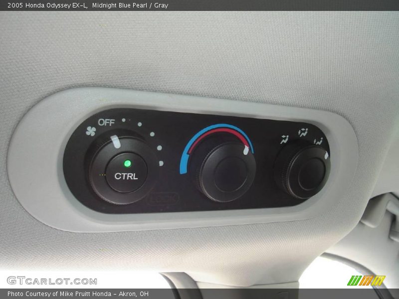 Midnight Blue Pearl / Gray 2005 Honda Odyssey EX-L