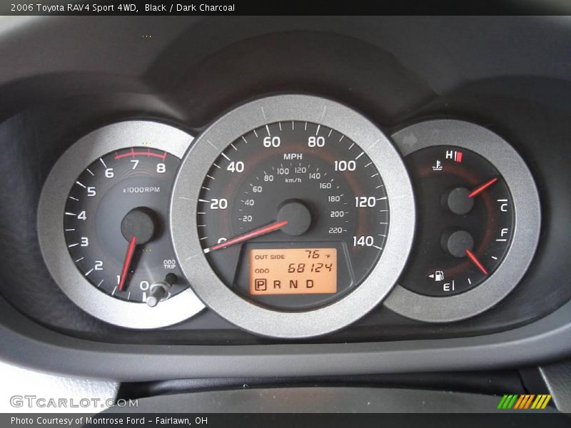 Black / Dark Charcoal 2006 Toyota RAV4 Sport 4WD