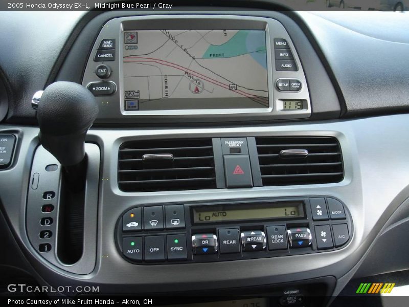 Midnight Blue Pearl / Gray 2005 Honda Odyssey EX-L