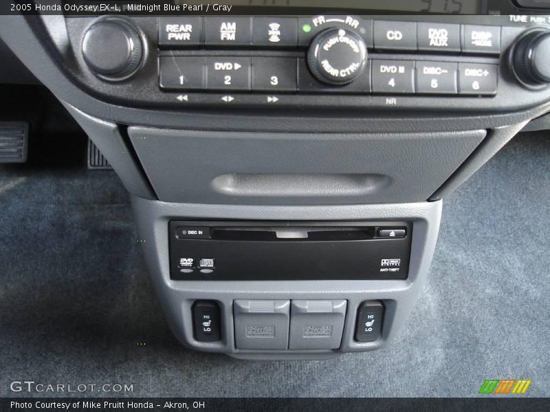 Midnight Blue Pearl / Gray 2005 Honda Odyssey EX-L
