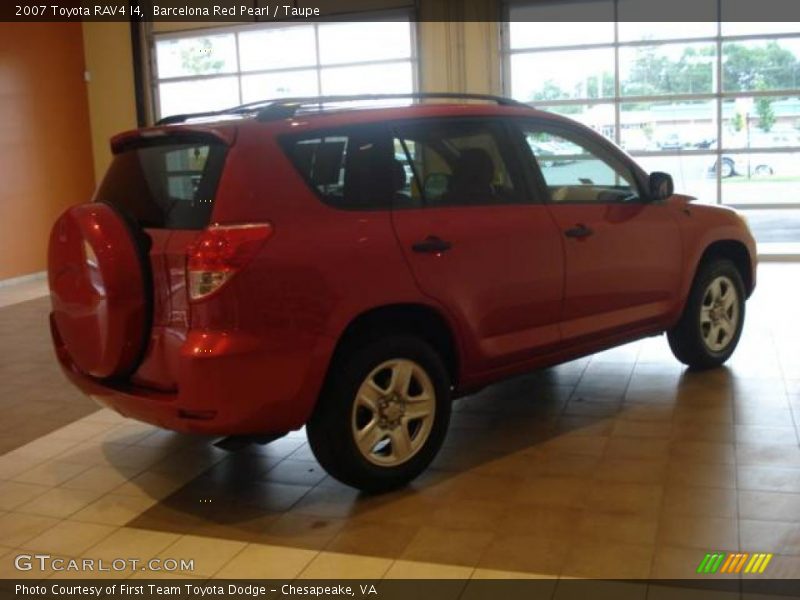 Barcelona Red Pearl / Taupe 2007 Toyota RAV4 I4