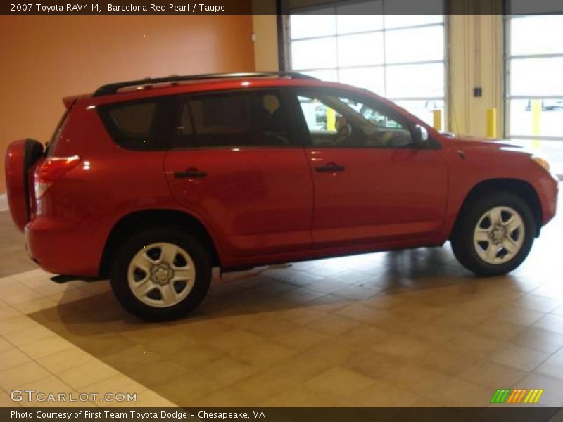 Barcelona Red Pearl / Taupe 2007 Toyota RAV4 I4