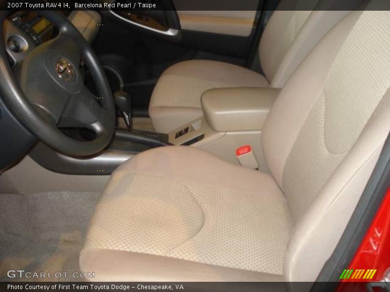 Barcelona Red Pearl / Taupe 2007 Toyota RAV4 I4