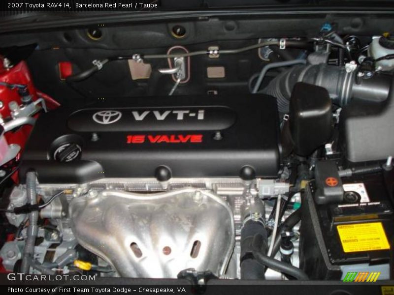 Barcelona Red Pearl / Taupe 2007 Toyota RAV4 I4