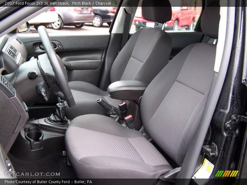 Pitch Black / Charcoal 2007 Ford Focus ZX5 SE Hatchback