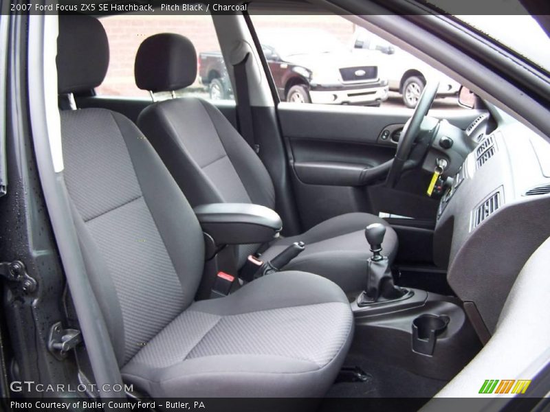 Pitch Black / Charcoal 2007 Ford Focus ZX5 SE Hatchback