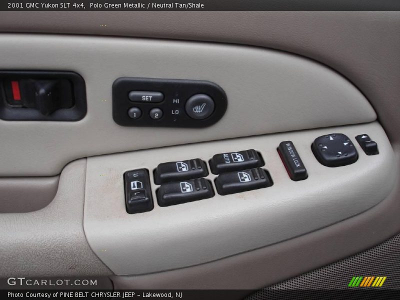 Polo Green Metallic / Neutral Tan/Shale 2001 GMC Yukon SLT 4x4
