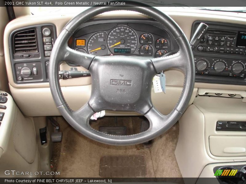 Polo Green Metallic / Neutral Tan/Shale 2001 GMC Yukon SLT 4x4