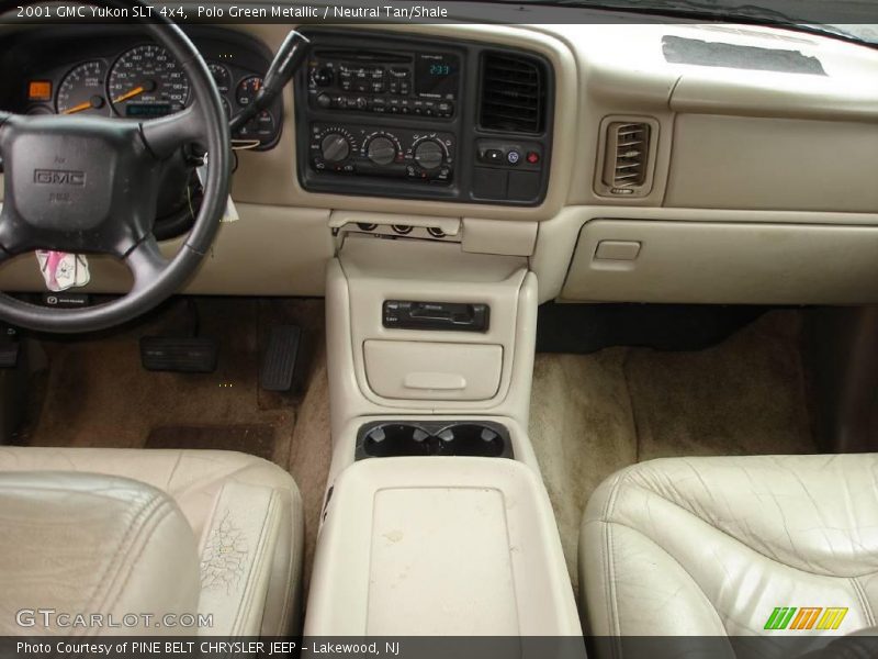 Polo Green Metallic / Neutral Tan/Shale 2001 GMC Yukon SLT 4x4