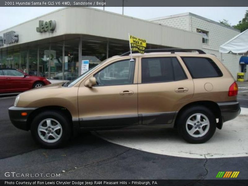 Sandstone / Beige 2001 Hyundai Santa Fe GLS V6 4WD