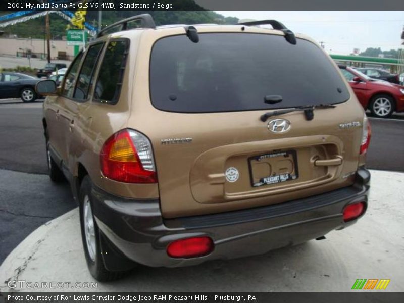 Sandstone / Beige 2001 Hyundai Santa Fe GLS V6 4WD