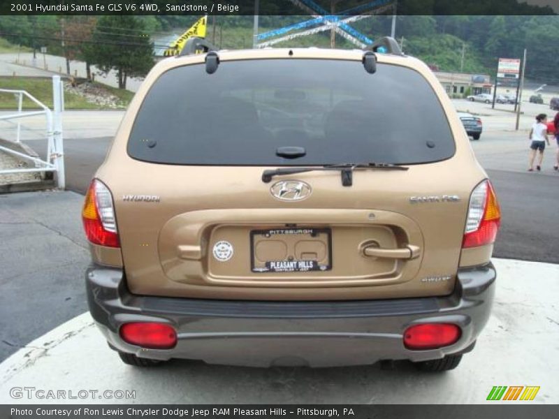 Sandstone / Beige 2001 Hyundai Santa Fe GLS V6 4WD