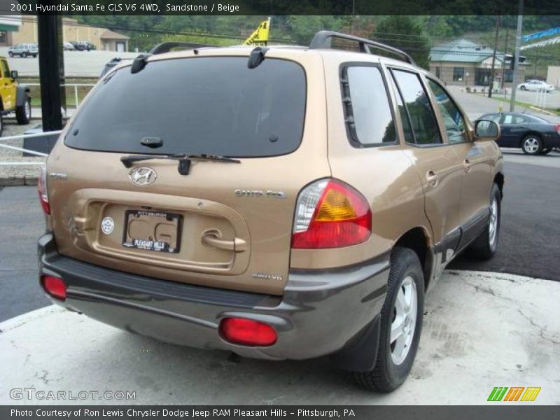 Sandstone / Beige 2001 Hyundai Santa Fe GLS V6 4WD