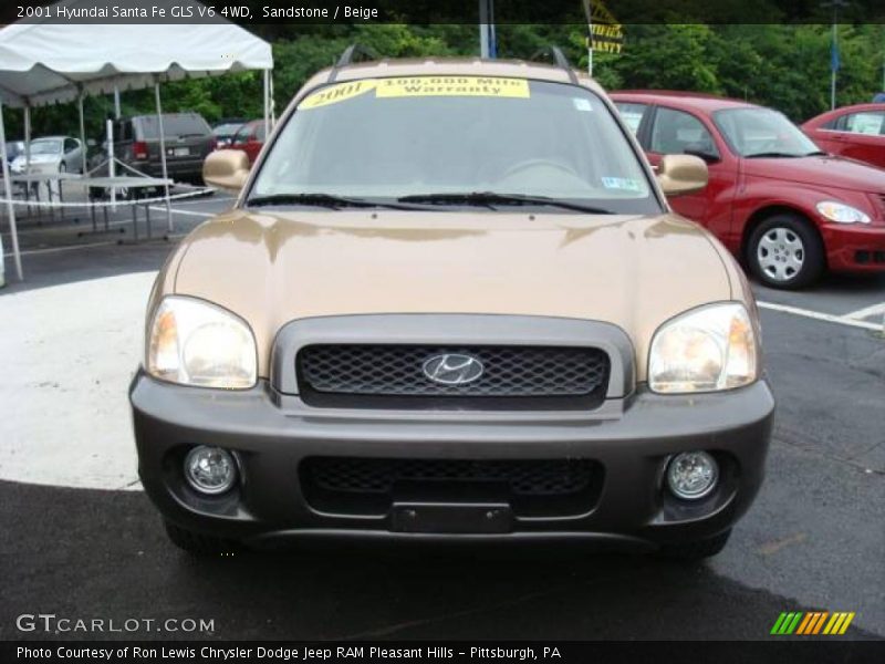 Sandstone / Beige 2001 Hyundai Santa Fe GLS V6 4WD