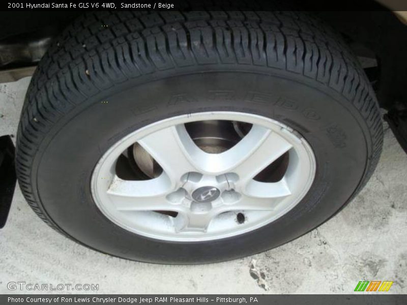 Sandstone / Beige 2001 Hyundai Santa Fe GLS V6 4WD