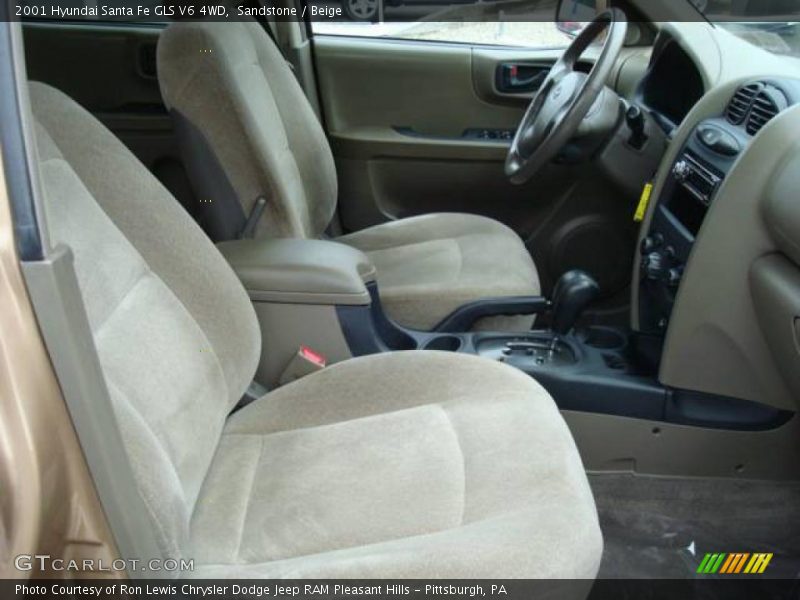 Sandstone / Beige 2001 Hyundai Santa Fe GLS V6 4WD