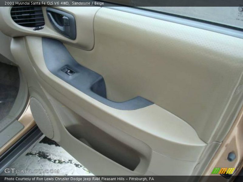 Sandstone / Beige 2001 Hyundai Santa Fe GLS V6 4WD