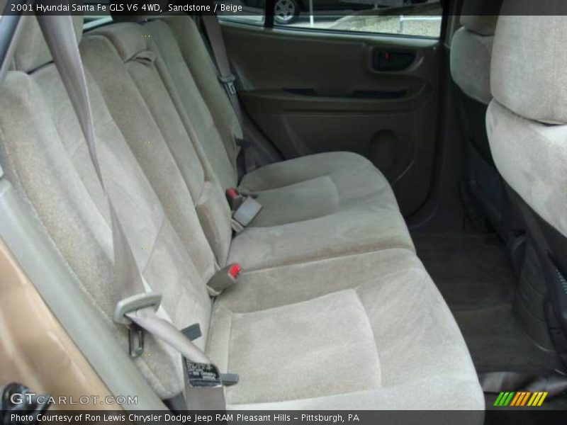 Sandstone / Beige 2001 Hyundai Santa Fe GLS V6 4WD