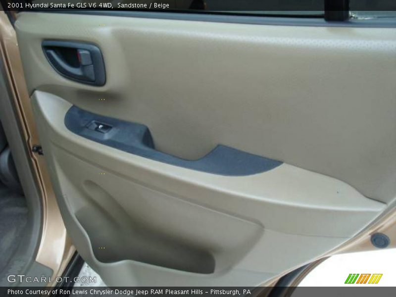 Sandstone / Beige 2001 Hyundai Santa Fe GLS V6 4WD