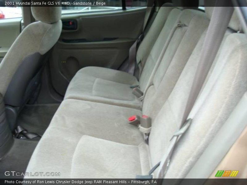 Sandstone / Beige 2001 Hyundai Santa Fe GLS V6 4WD