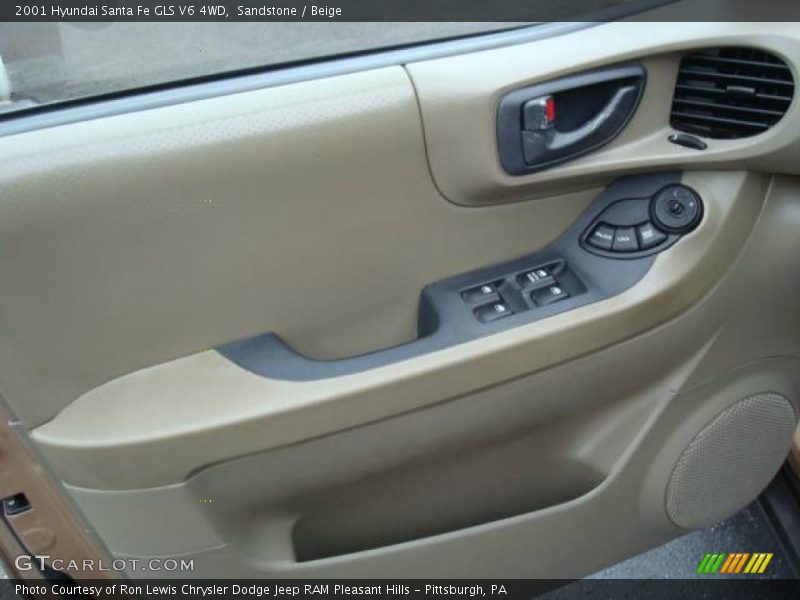 Sandstone / Beige 2001 Hyundai Santa Fe GLS V6 4WD