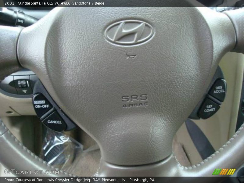Sandstone / Beige 2001 Hyundai Santa Fe GLS V6 4WD