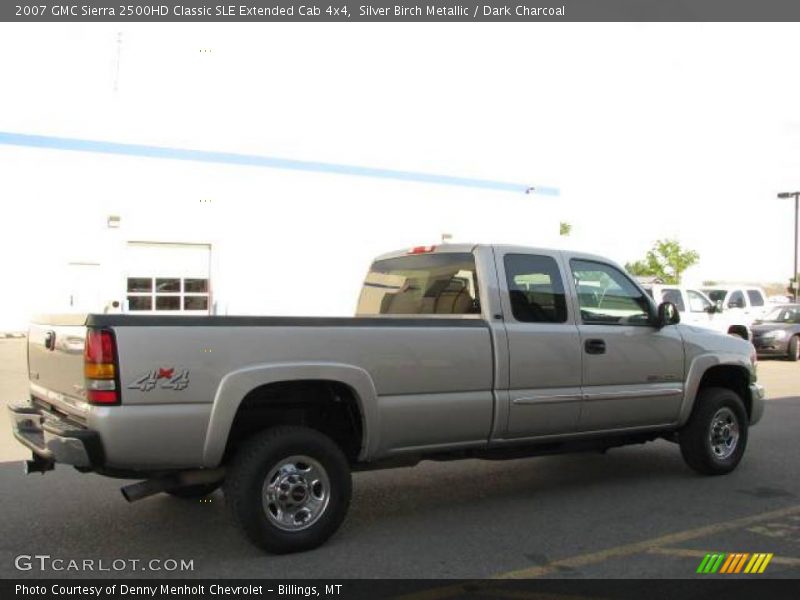 Silver Birch Metallic / Dark Charcoal 2007 GMC Sierra 2500HD Classic SLE Extended Cab 4x4