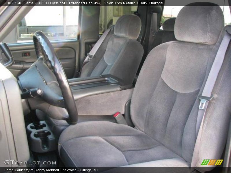 Silver Birch Metallic / Dark Charcoal 2007 GMC Sierra 2500HD Classic SLE Extended Cab 4x4