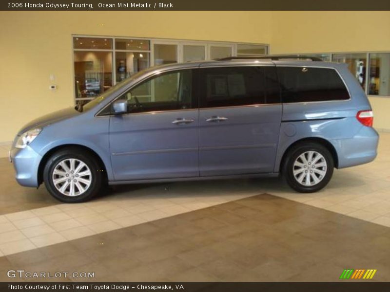 Ocean Mist Metallic / Black 2006 Honda Odyssey Touring
