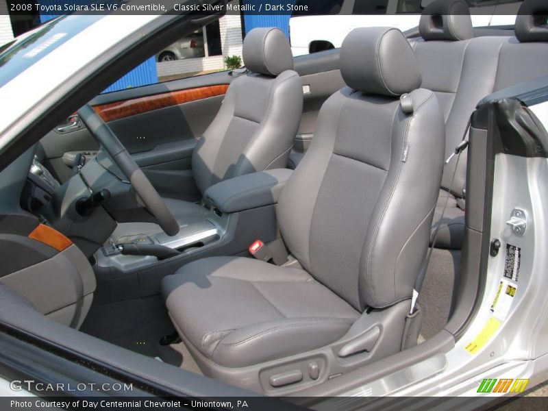 Classic Silver Metallic / Dark Stone 2008 Toyota Solara SLE V6 Convertible