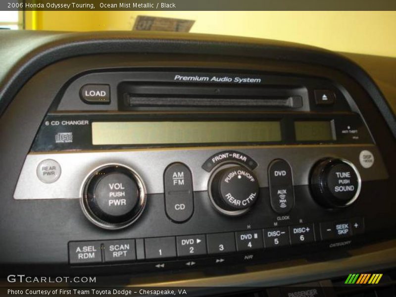 Ocean Mist Metallic / Black 2006 Honda Odyssey Touring