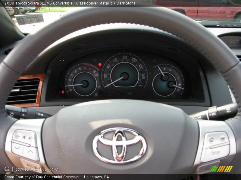 Classic Silver Metallic / Dark Stone 2008 Toyota Solara SLE V6 Convertible