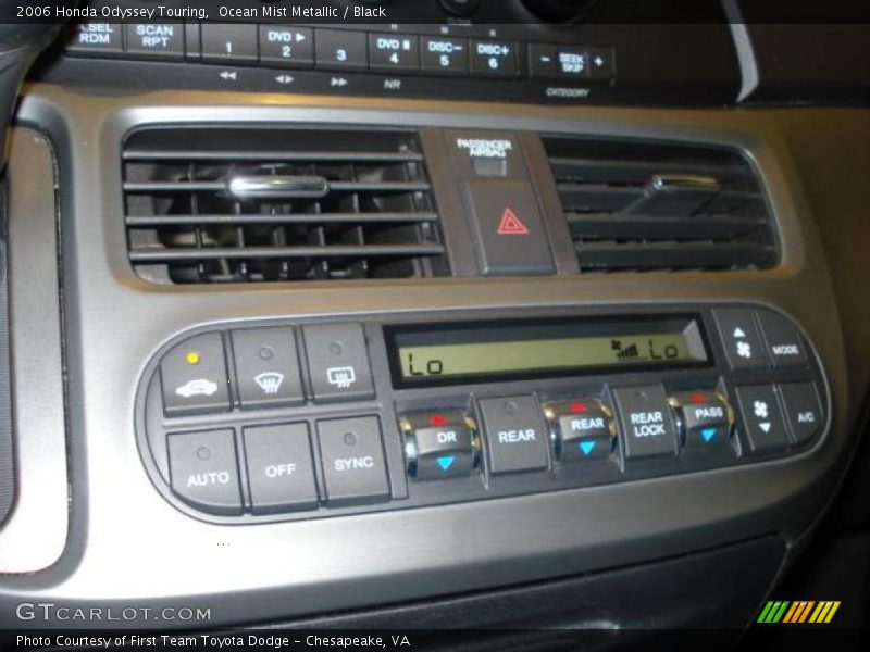 Ocean Mist Metallic / Black 2006 Honda Odyssey Touring