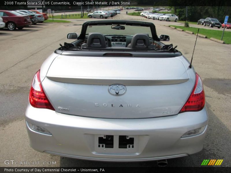 Classic Silver Metallic / Dark Stone 2008 Toyota Solara SLE V6 Convertible