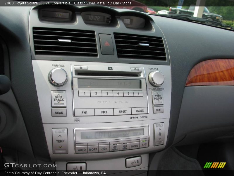 Classic Silver Metallic / Dark Stone 2008 Toyota Solara SLE V6 Convertible
