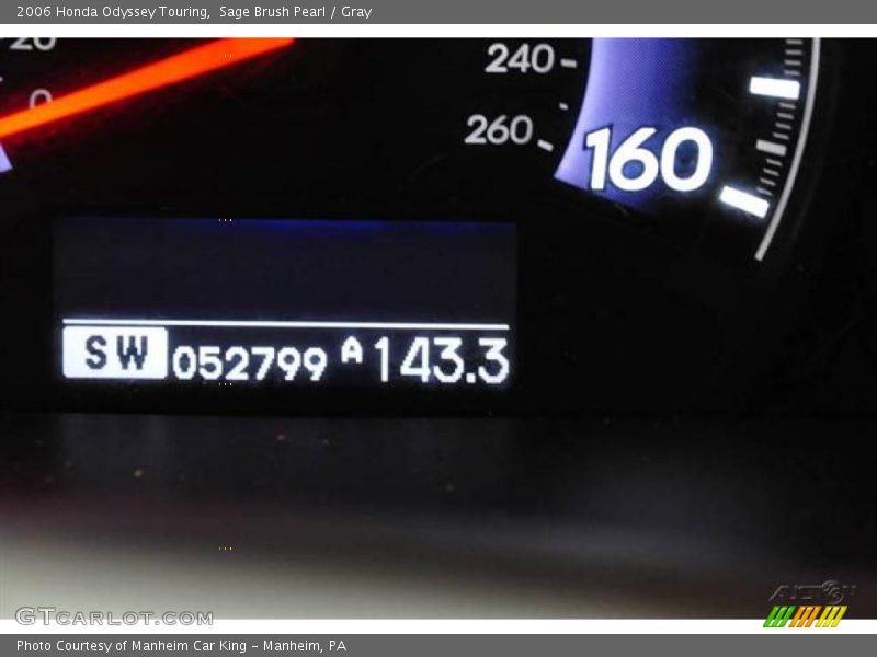 Sage Brush Pearl / Gray 2006 Honda Odyssey Touring