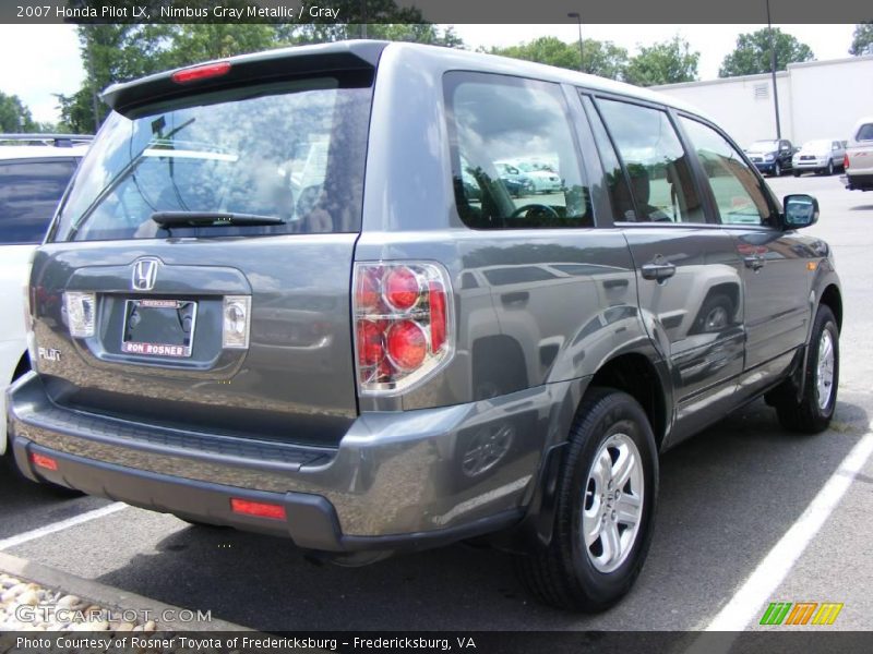 Nimbus Gray Metallic / Gray 2007 Honda Pilot LX