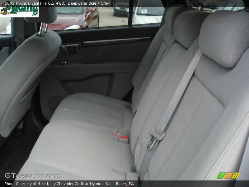 Deepwater Blue / Gray 2009 Hyundai Santa Fe GLS 4WD