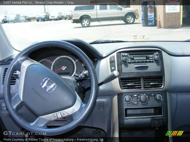 Nimbus Gray Metallic / Gray 2007 Honda Pilot LX