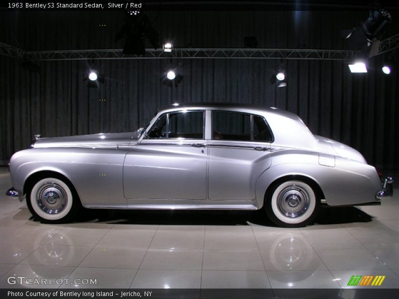Silver / Red 1963 Bentley S3 Standard Sedan