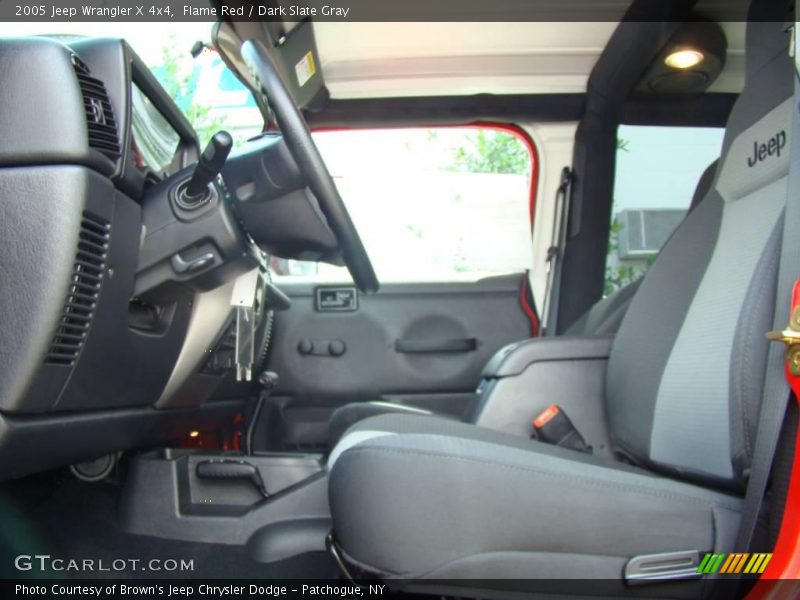 Flame Red / Dark Slate Gray 2005 Jeep Wrangler X 4x4