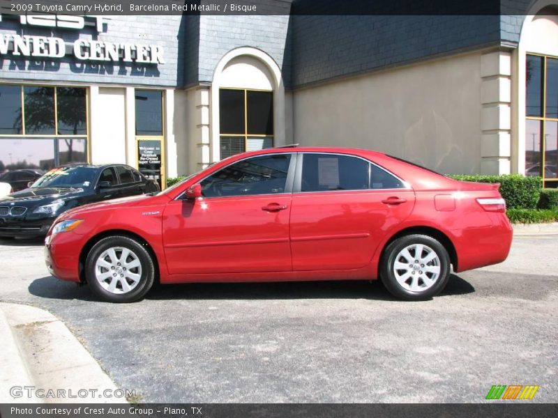 Barcelona Red Metallic / Bisque 2009 Toyota Camry Hybrid